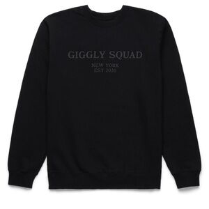 Giggly Squad Official Merch Crewneck Sweater